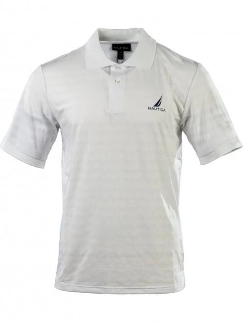tricou cu guler pt. barbati Nautica Leonard Polo Shirt alb 2