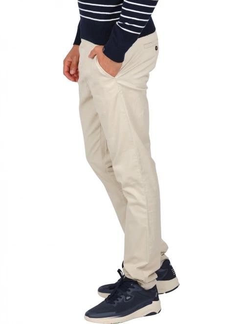 pantaloni chino pt. barbati Nautica Nelson Pant nisip 3