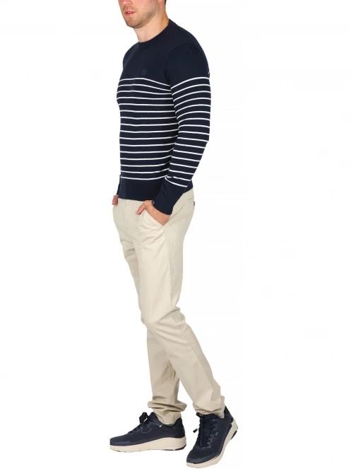 pantaloni chino pt. barbati Nautica Nelson Pant nisip 5