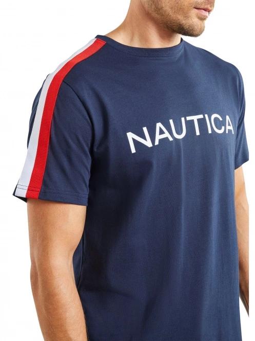 tricou cu maneci scurte pt. barbati Nautica Heckmond T-Shirt albastru inchis 5