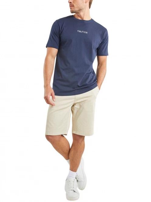 tricou cu maneci scurte pt. barbati Nautica Salem T-Shirt albastru inchis 4