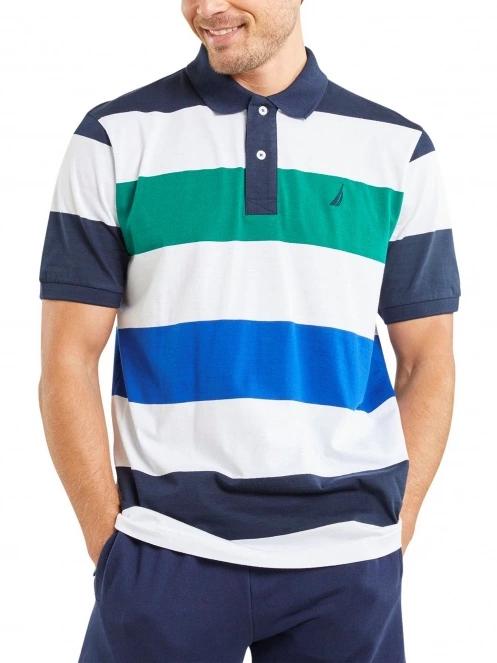 tricou cu guler pt. barbati Nautica Franco Polo Shirt albastru inchis 2