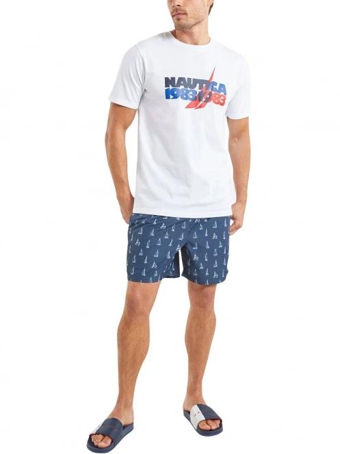 sort de plaja pt. barbati Nautica Gabriel 6” Swim Short albastru inchis 4