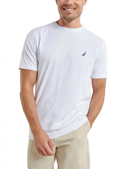 tricou cu maneci scurte pt. barbati Nautica Malaki T-Shirt alb 2