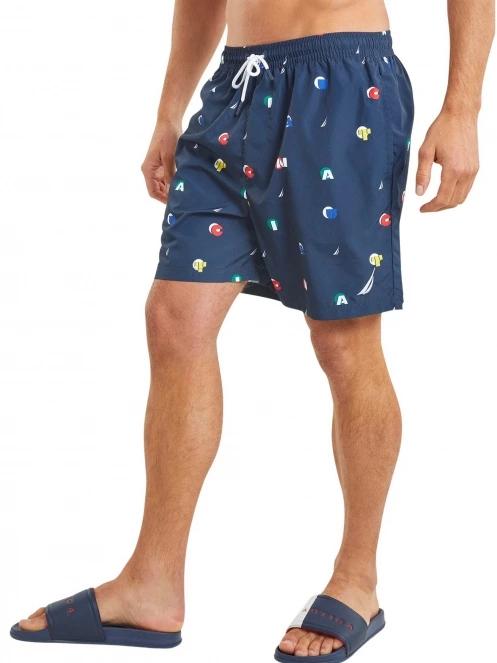 sort de plaja pt. barbati Nautica Winston 6” Swim Short albastru inchis 2