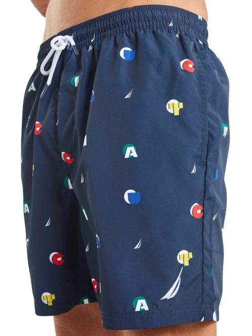 sort de plaja pt. barbati Nautica Winston 6” Swim Short albastru inchis 5