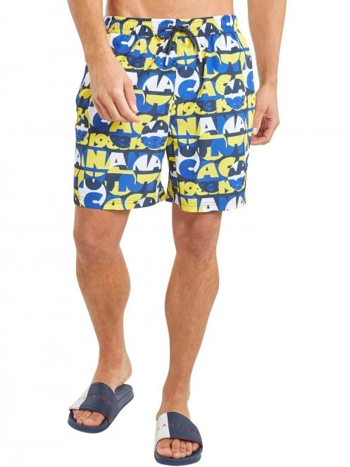 sort de plaja pt. barbati Nautica Omari 6” Swim Short galben 2