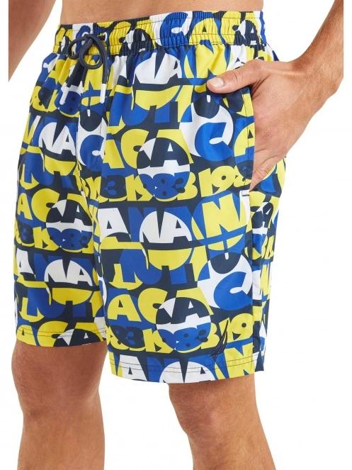 sort de plaja pt. barbati Nautica Omari 6” Swim Short galben 5