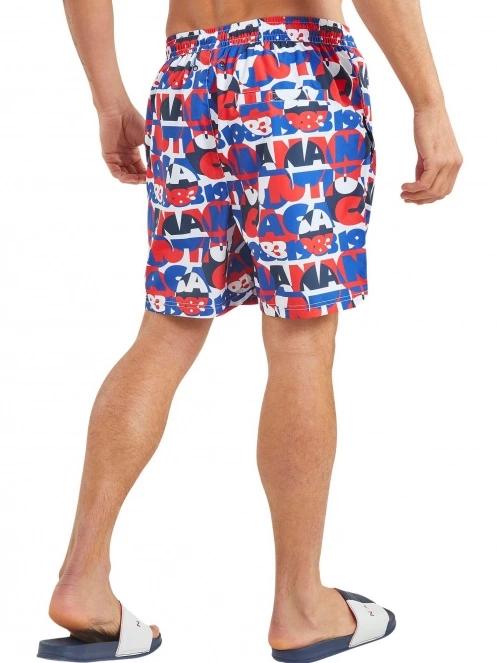sort de plaja pt. barbati Nautica Omari 6” Swim Short rosu 3