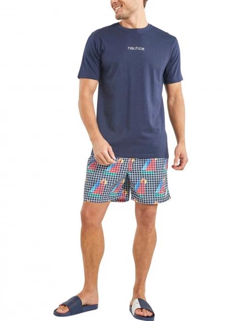 sort de plaja pt. barbati Nautica Tadeo 6” Swim Short albastru inchis 4