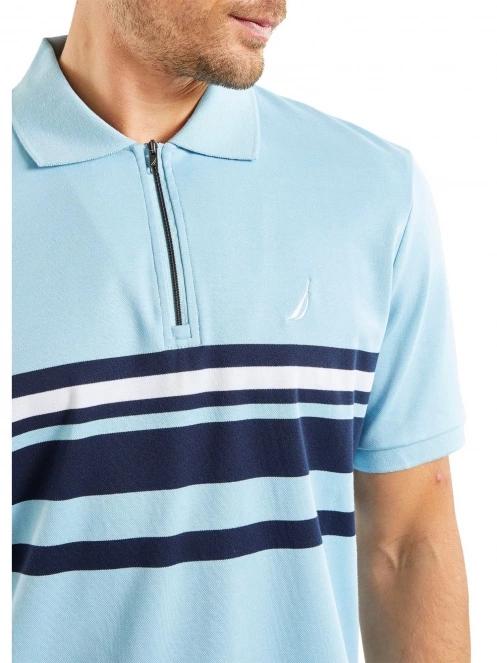 tricou cu guler pt. barbati Nautica Princeton Polo Shirt albastru deschis 5
