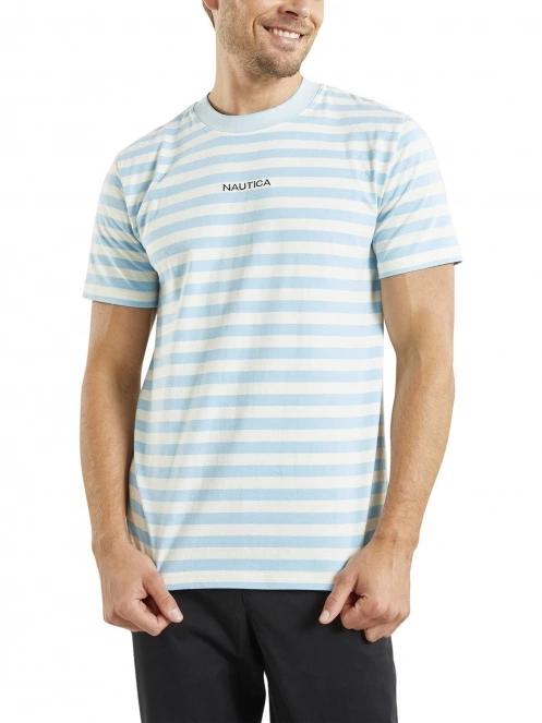 tricou cu maneci scurte pt. barbati Nautica Stratford T-Shirt albastru deschis 2