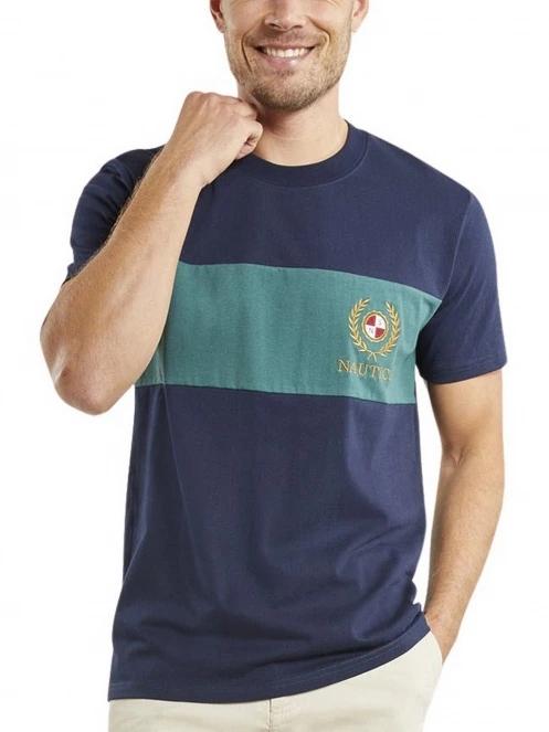tricou cu maneci scurte pt. barbati Nautica Washington T-Shirt albastru inchis 2