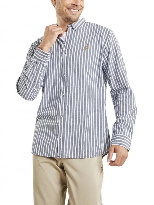 camasa cu maneci lungi pt. barbati Nautica Edmonton LS Shirt albastru 2