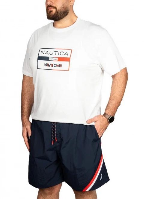 tricou cu maneci scurte pt. barbati Nautica Alves B&T T-Shirt alb 2