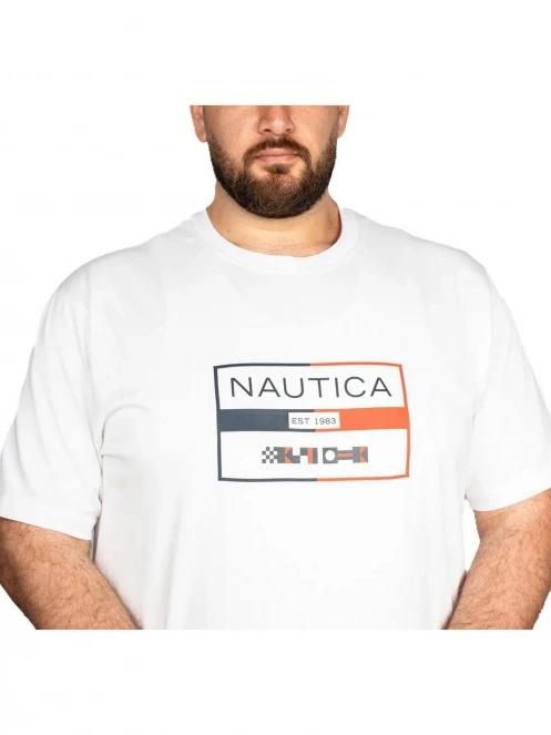 tricou cu maneci scurte pt. barbati Nautica Alves B&T T-Shirt alb 5