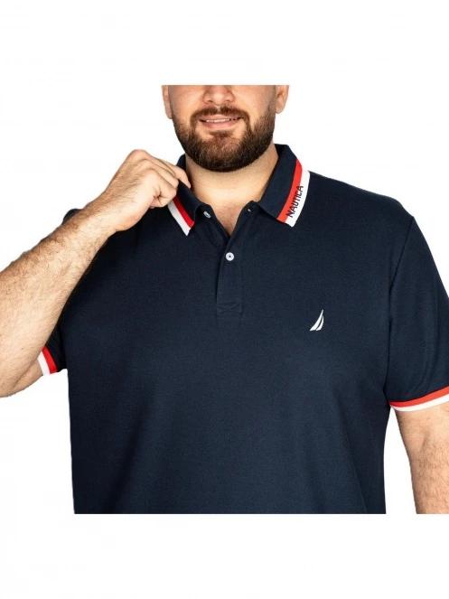 tricou cu guler pt. barbati Nautica Elm B&T Polo Shirt albastru inchis 4