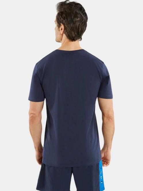 tricou cu maneci scurte pt. barbati Nautica Areto T-Shirt albastru inchis 3