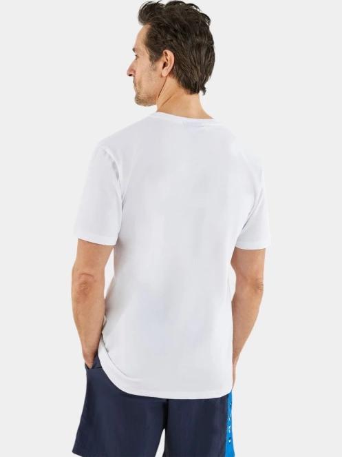 tricou cu maneci scurte pt. barbati Nautica Areto T-Shirt alb 3