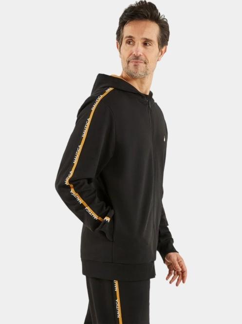 pulover cu gluga pt. barbati Nautica Danaus FZ Hoody negru 2