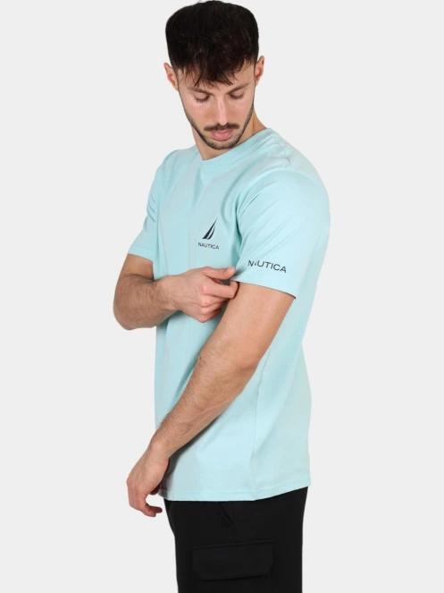 tricou cu maneci scurte pt. barbati Nautica Sergei T-Shirt albastru deschis 3