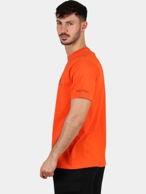 tricou cu maneci scurte pt. barbati Nautica Sergei T-Shirt portocaliu 3
