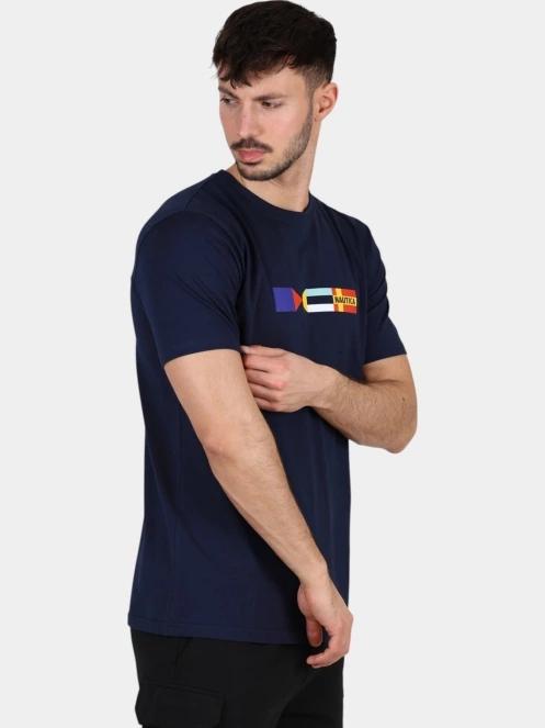 tricou cu maneci scurte pt. barbati Nautica Federico T-Shirt albastru inchis 5
