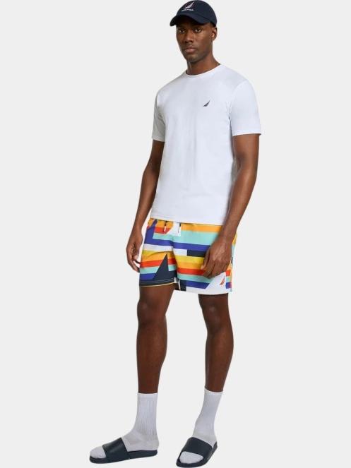 tricou cu maneci scurte pt. barbati Nautica Claudio T-Shirt alb 4