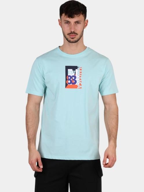 tricou cu maneci scurte pt. barbati Nautica Lutz T-Shirt albastru deschis 2
