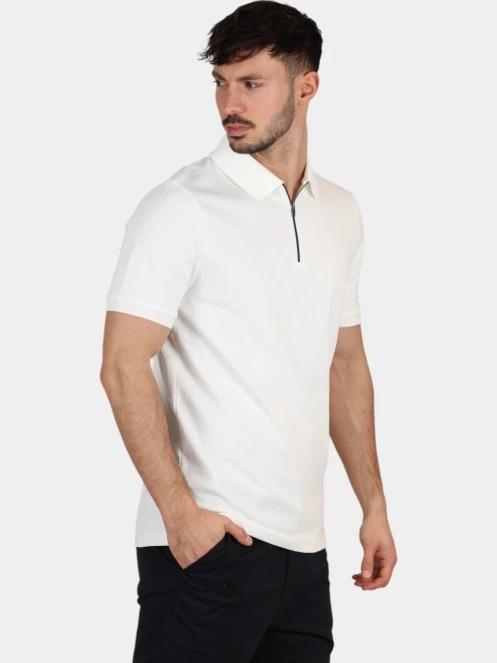 tricou cu guler pt. barbati Nautica Amalfi Slim Fit Polo Shirt nisip 5