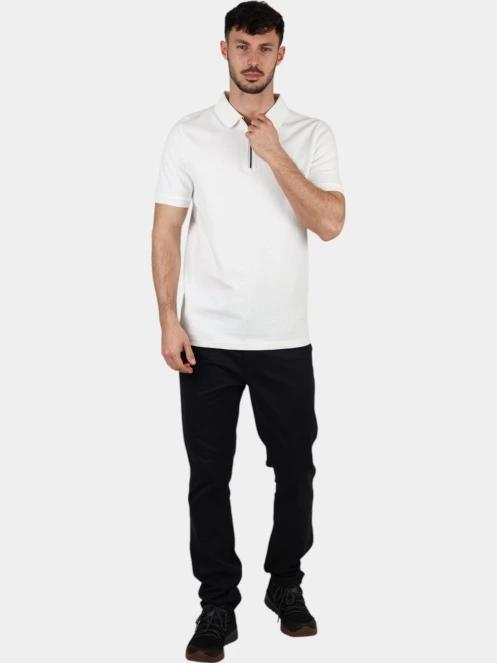 tricou cu guler pt. barbati Nautica Amalfi Slim Fit Polo Shirt nisip 6