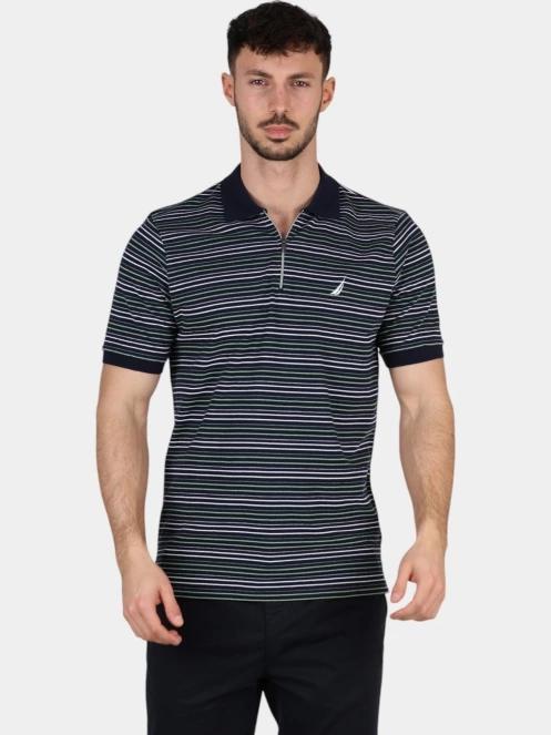 tricou cu guler pt. barbati Nautica Umberto Slim Fit Polo Shirt albastru inchis 2