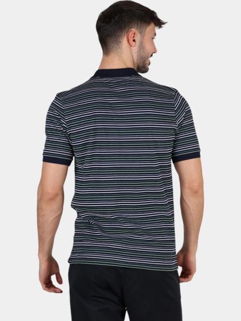 tricou cu guler pt. barbati Nautica Umberto Slim Fit Polo Shirt albastru inchis 4