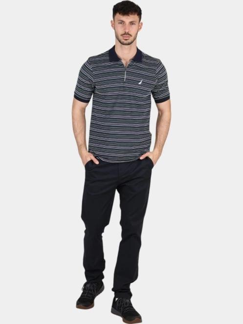 tricou cu guler pt. barbati Nautica Umberto Slim Fit Polo Shirt albastru inchis 6