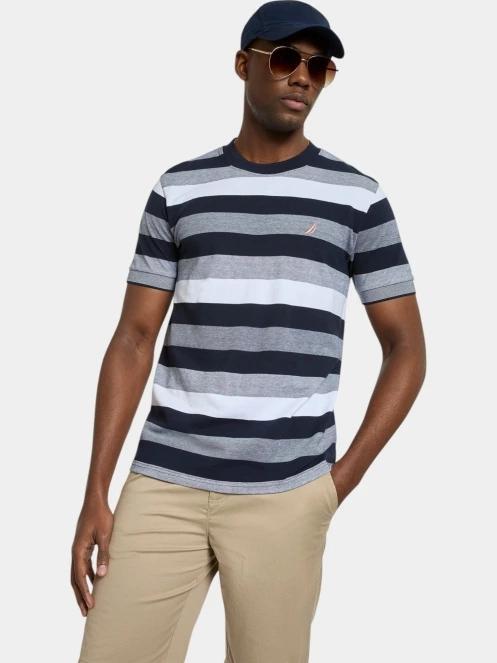 tricou cu maneci scurte pt. barbati Nautica Salvatore T-Shirt albastru inchis 2