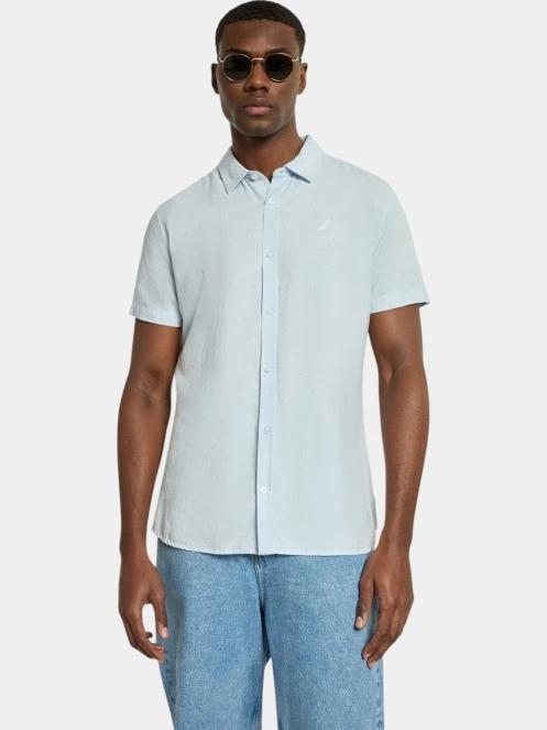 camasa cu maneci scurte pt. barbati Nautica Andre SS Shirt albastru deschis 2