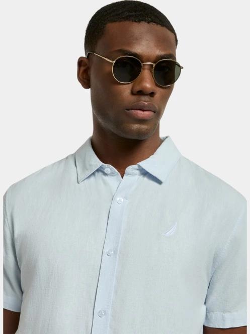 camasa cu maneci scurte pt. barbati Nautica Andre SS Shirt albastru deschis 5