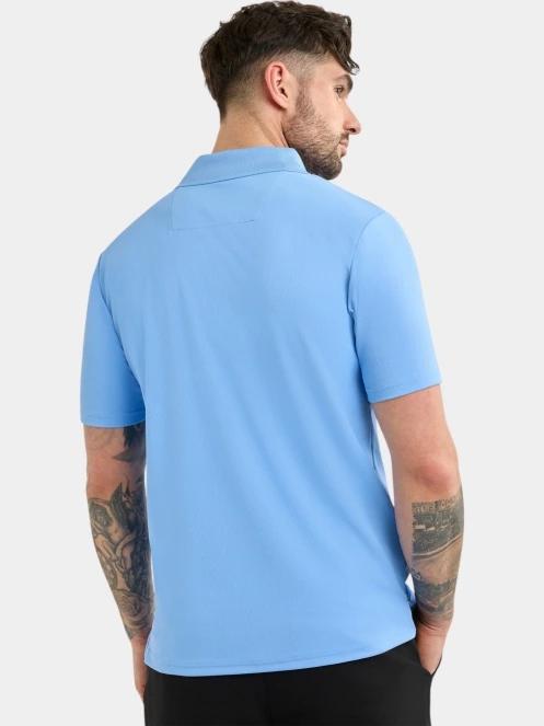 tricou cu guler pt. barbati Nautica Barrett Slim Fit Polo Shirt albastru 3