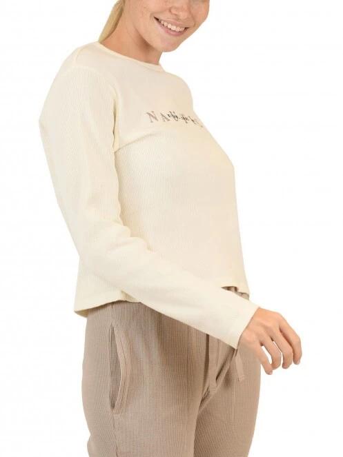 tricou cu maneci lungi pt. femei Nautica Starr LS T-Shirt alb 3