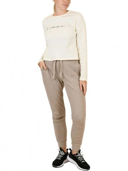 tricou cu maneci lungi pt. femei Nautica Starr LS T-Shirt alb 5