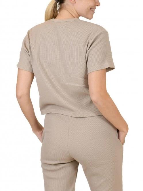 tricou cu maneci scurte pt. femei Nautica Ursa Crop T-Shirt nisip 4