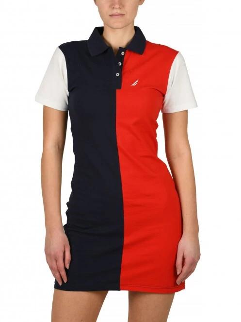 rochie cu guler pt. femei Nautica Aime Dress albastru inchis 2