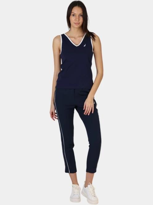 tricou fara maneci pt. femei Nautica Medley Vest albastru inchis 5