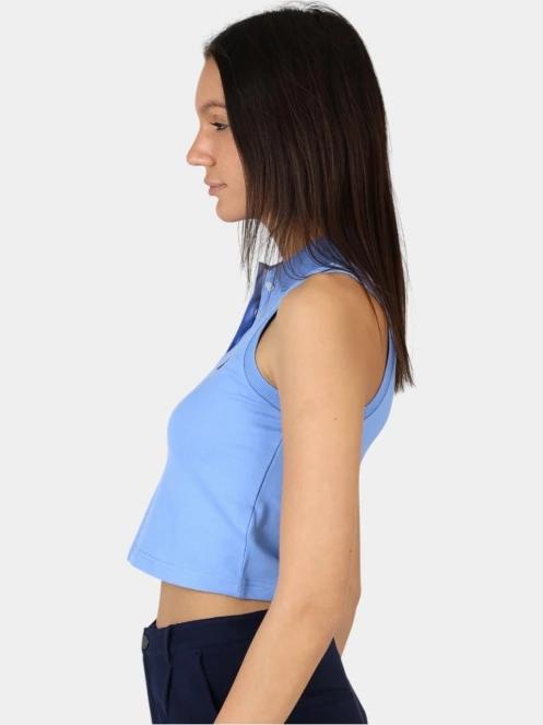 tricou fara maneci pt. femei Nautica Danna Polo Shirt albastru deschis 3