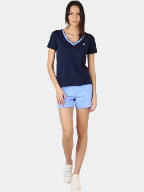 tricou cu maneci scurte pt. femei Nautica Mae T-Shirt albastru inchis 5
