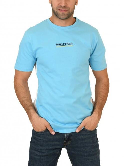 tricou cu maneci scurte pt. barbati Nautica Pooler T-Shirt albastru deschis 2