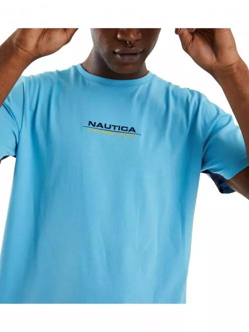 tricou cu maneci scurte pt. barbati Nautica Pooler T-Shirt albastru deschis 5