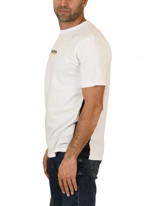 tricou cu maneci scurte pt. barbati Nautica Pooler T-Shirt alb 3