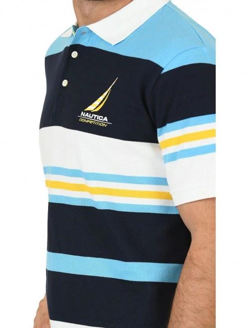 tricou cu guler pt. barbati Nautica Sampson Polo Shirt albastru inchis 6