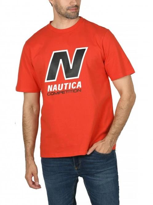 tricou cu maneci scurte pt. barbati Nautica Wessix T-Shirt rosu 2